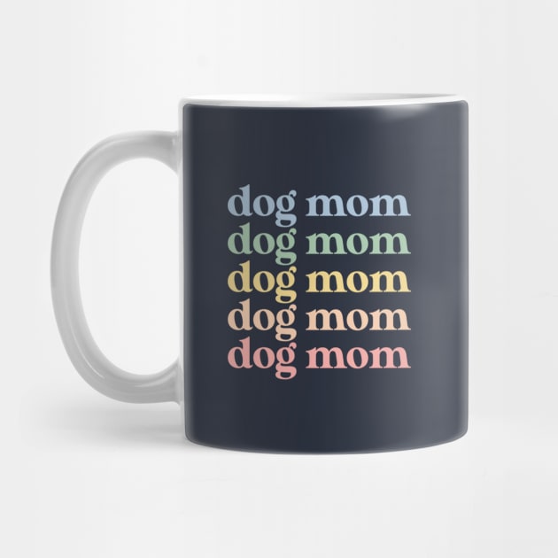 Dog Mom Gift Retro Dog Mom by kmcollectible